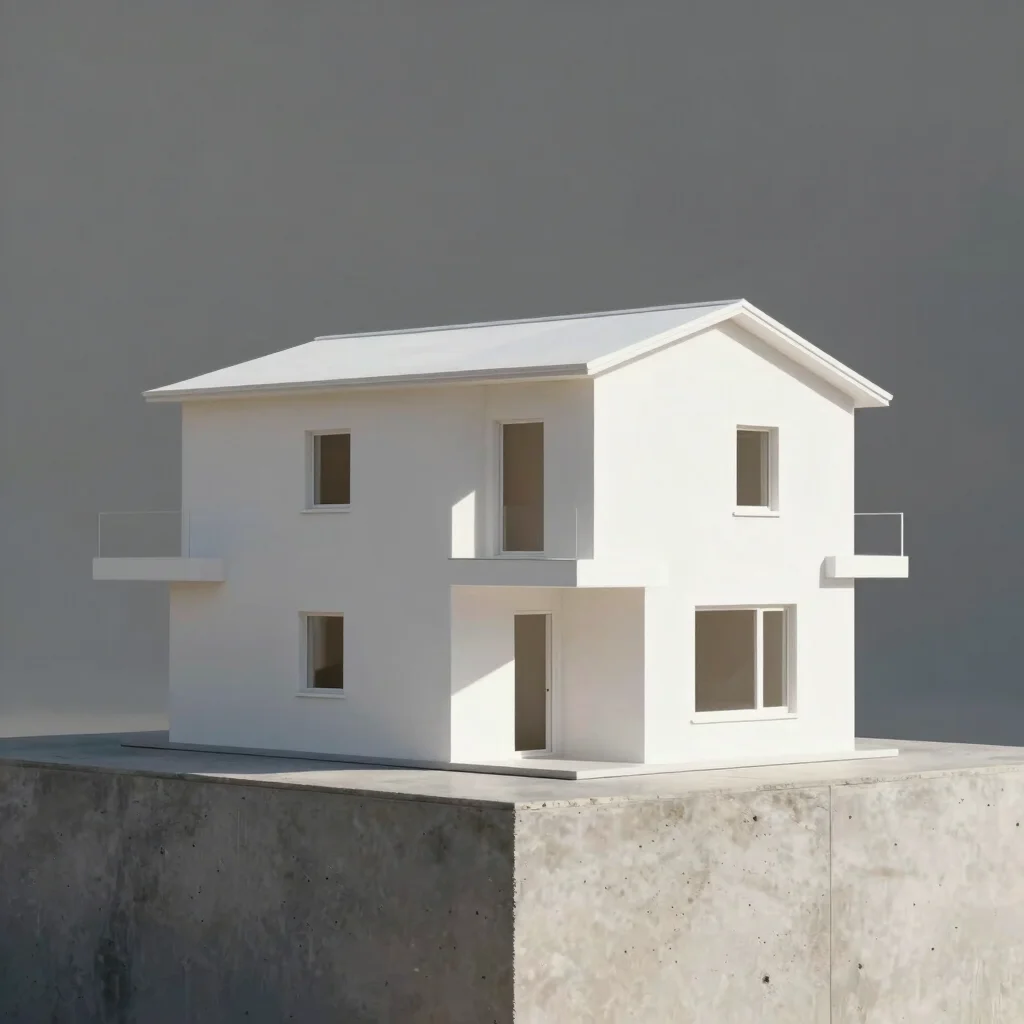 Plan Duplex Contemporain Cocody