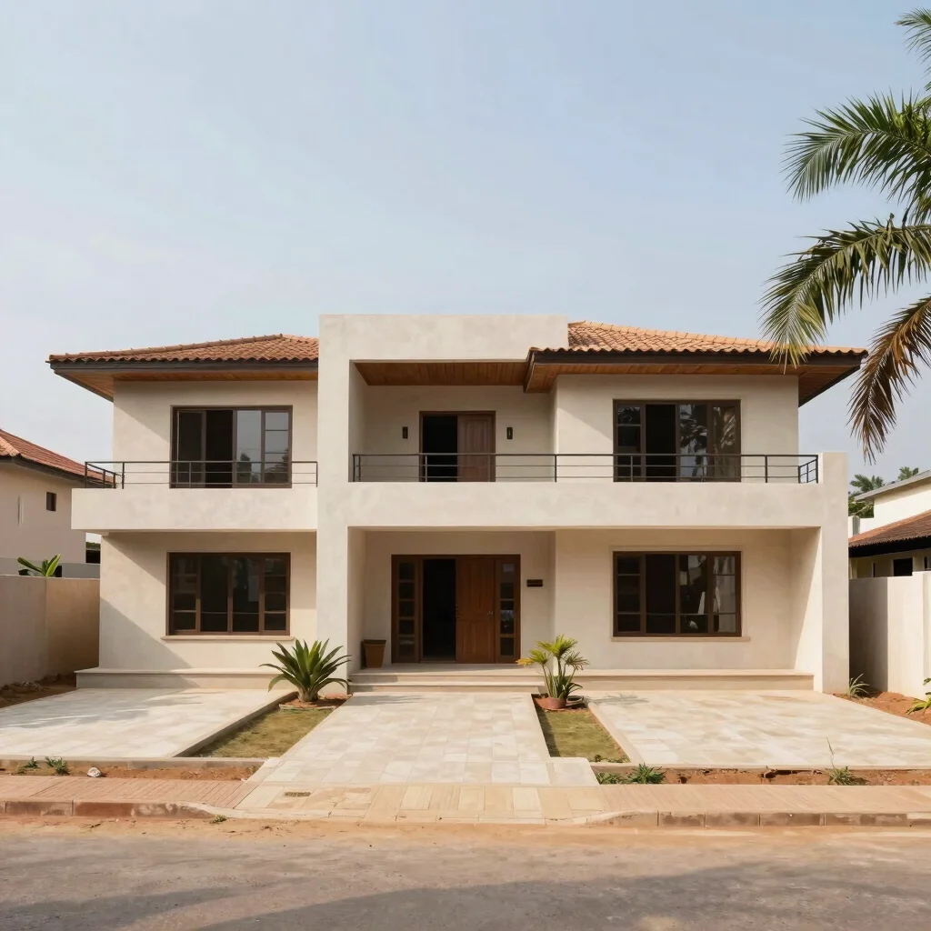 Architectural photography of a completed residential project in I
